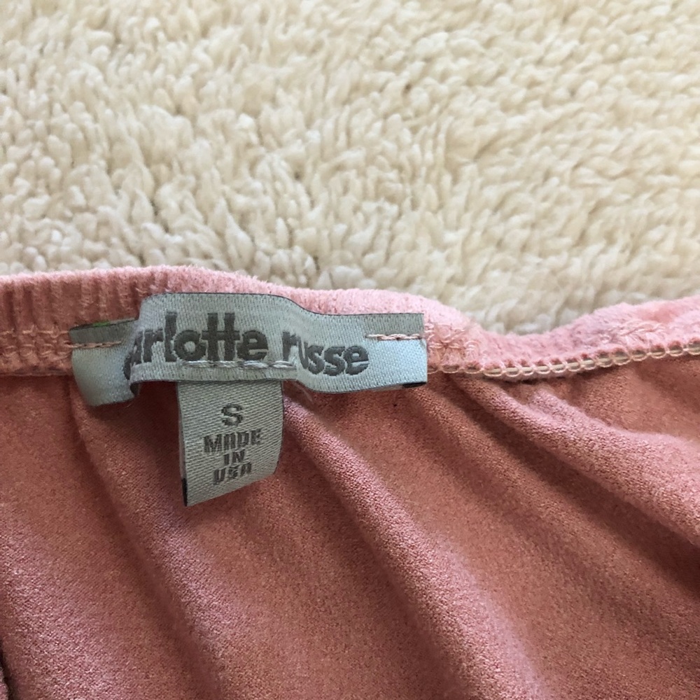 Faux suede top - Picture 4 of 4